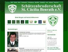 Tablet Screenshot of benrather-schuetzen.de